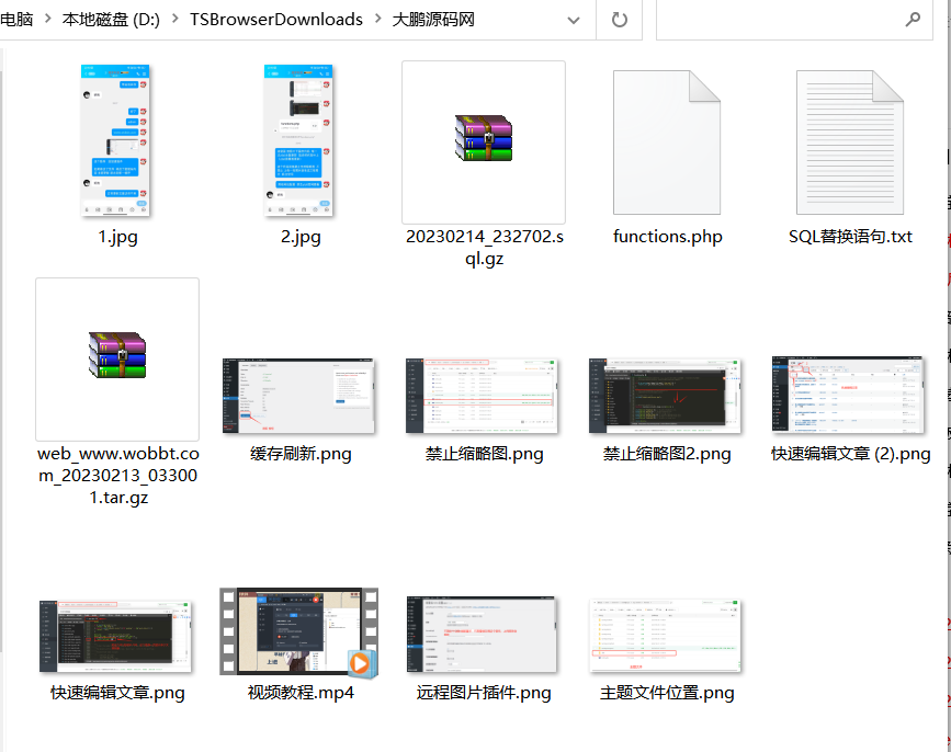  WordPress源码网整站5000条源码文章数据打包+数据库-带视频教程